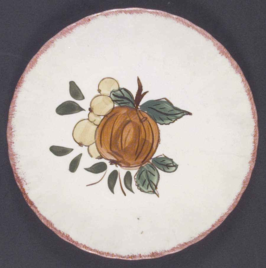 County Fair Red Salad Plate by Blue Ridge Southern Pottery-1