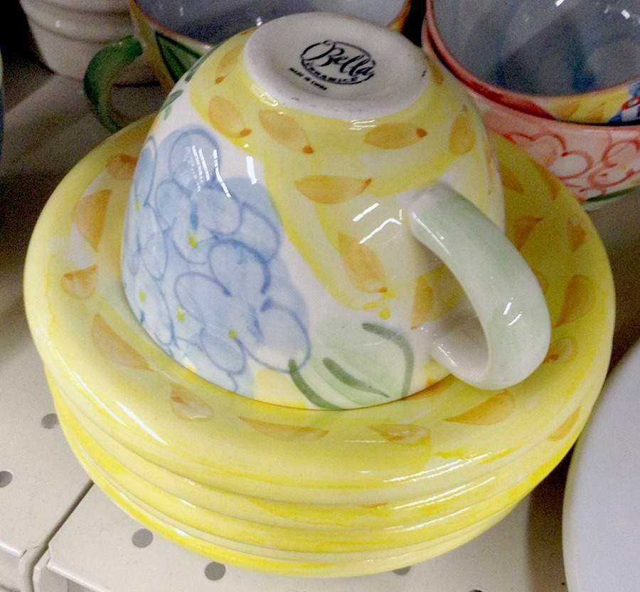 Flora Flat Cup & Saucer Set by Bella-1