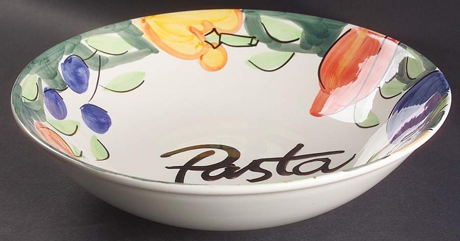Alfresco 12" Pasta Serving Bowl by Bella-1