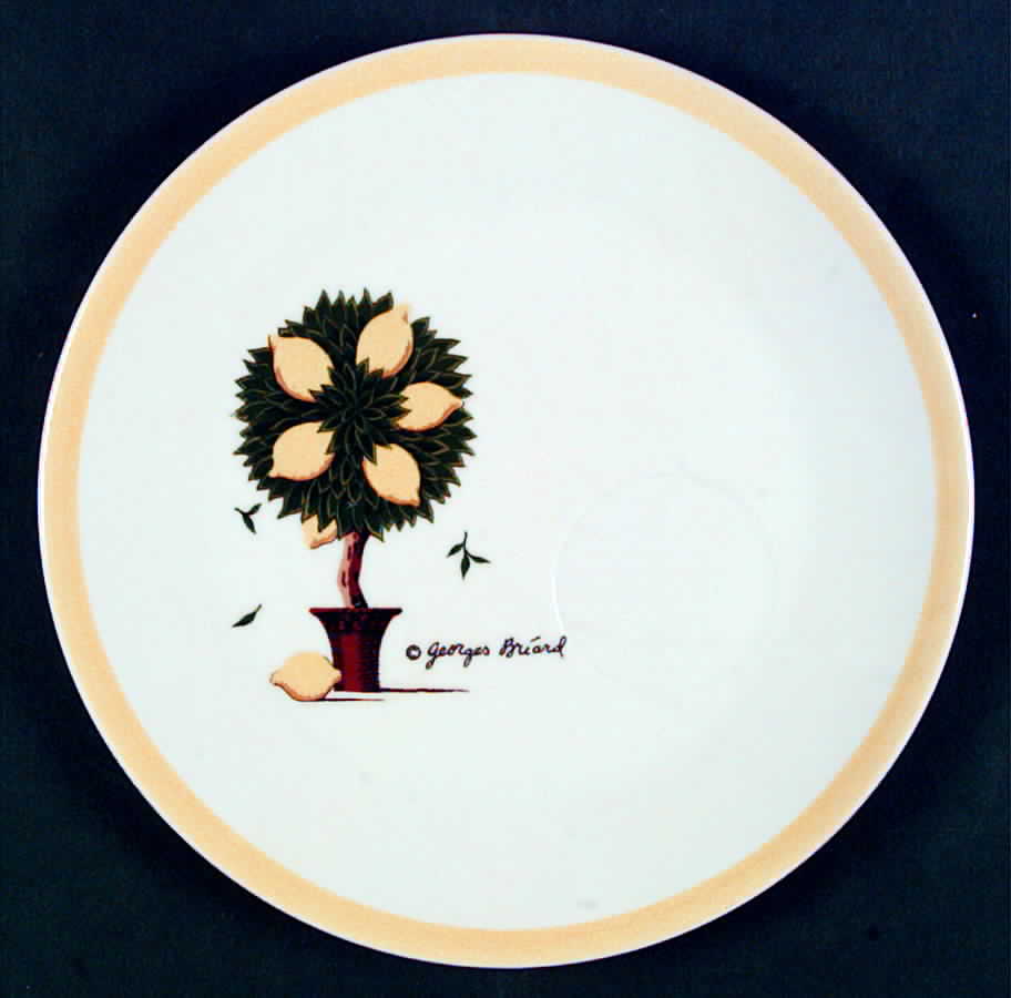 Lemon Tree Snack Plate by Georges Briard-1