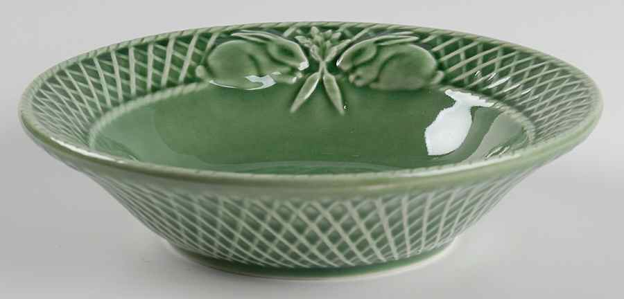 Rabbit Green Coupe Soup Bowl by Bordallo Pinheiro-1