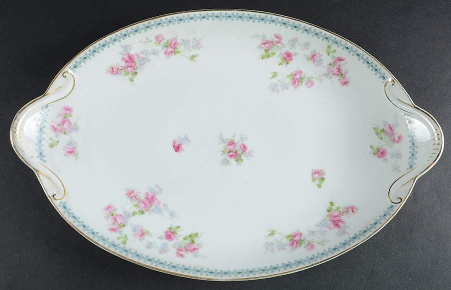 BSS37 14" Oval Serving Platter by Bassett-1
