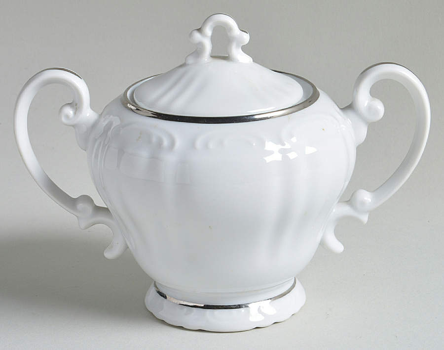 Du Barry Sugar Bowl & Lid by Breton-1