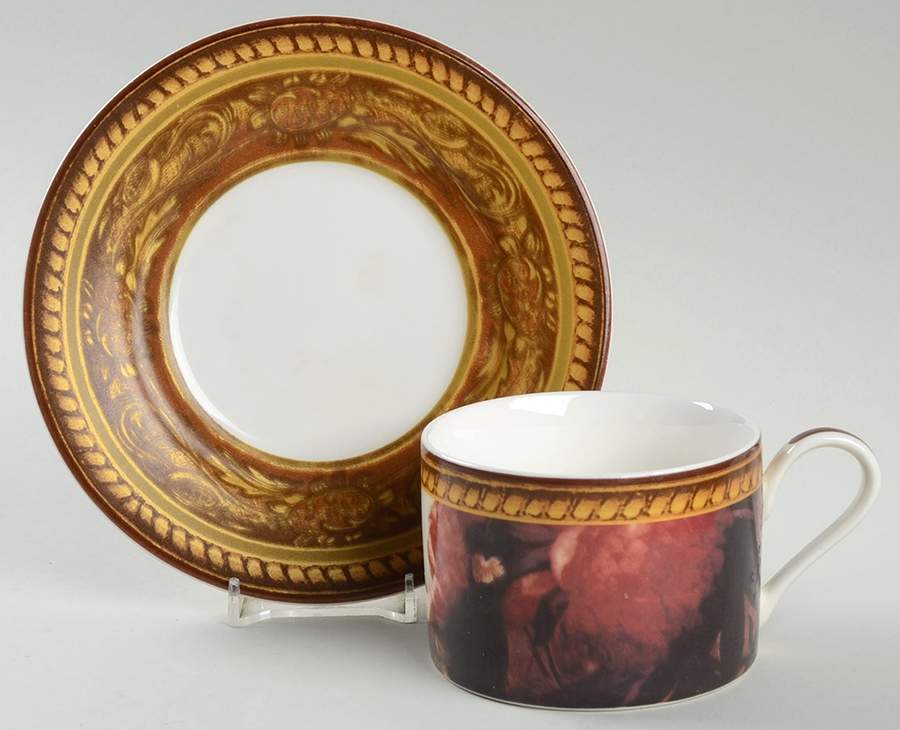Old Master Flat Cup & Saucer Set by Block-1