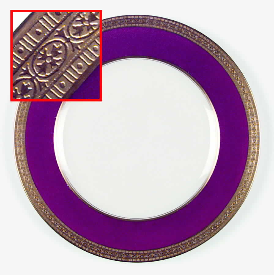 BLE4 Dinner Plate by Morgan Belleek (USA)-1