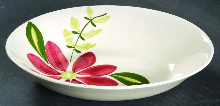 BRP65 9" Oval Vegetable Bowl by Blue Ridge Southern Pottery-1