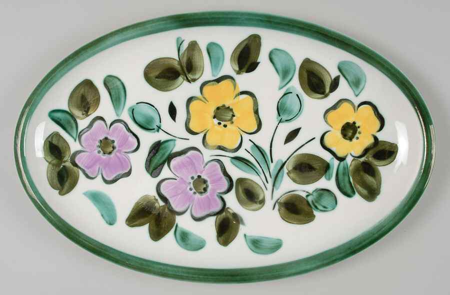 In The Mood 14" Oval Serving Platter by Boch-1