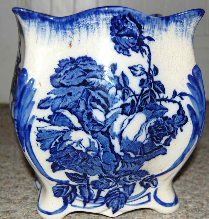 Flow Blue Small Cachepot by Blakeney-1