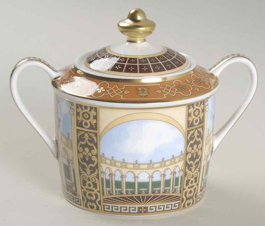 Grand Versailles Mini Sugar Bowl & Lid by Bernardaud-1