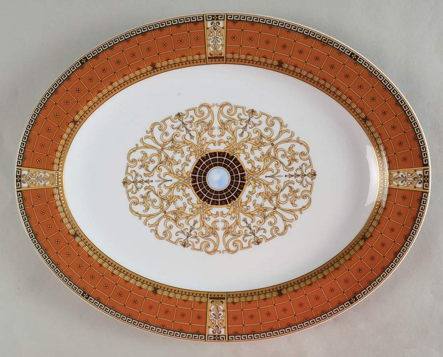 Grand Versailles 15" Oval Serving Platter by Bernardaud-1