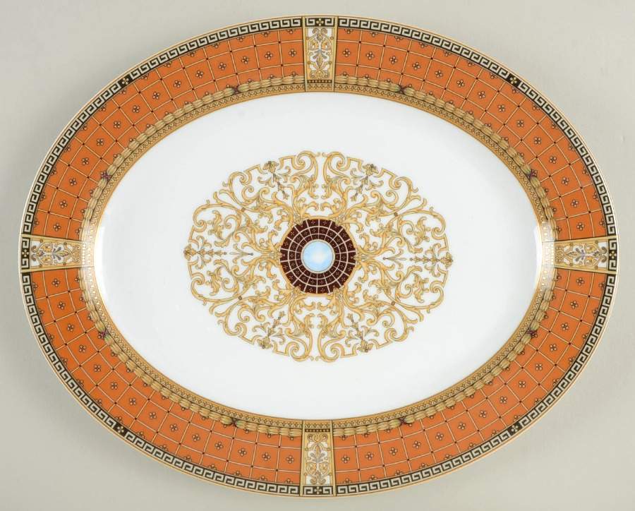 Grand Versailles 13" Oval Serving Platter by Bernardaud-1