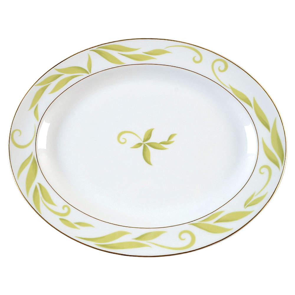 Frivole 13" Oval Serving Platter by Bernardaud-1