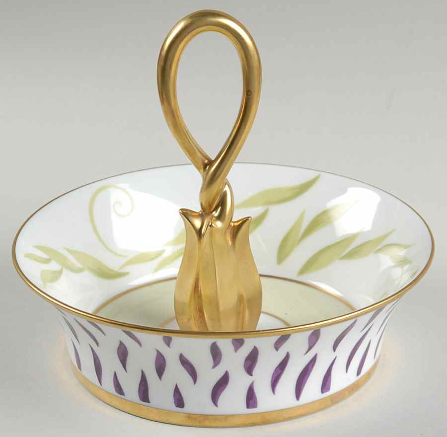 Frivole Candy Dish with Center Handle by Bernardaud-1