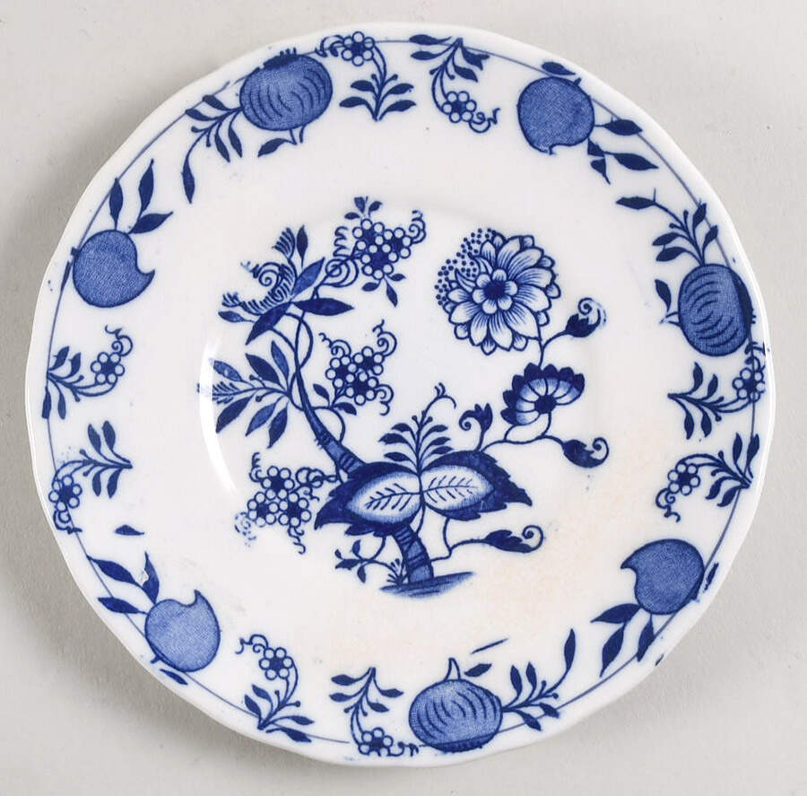 Meissen (Smooth) Saucer for Cream Soup Bowl by Brown, Westhead & Moore-1
