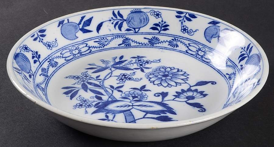Meissen (Smooth) Coupe Soup Bowl by Brown, Westhead & Moore-1