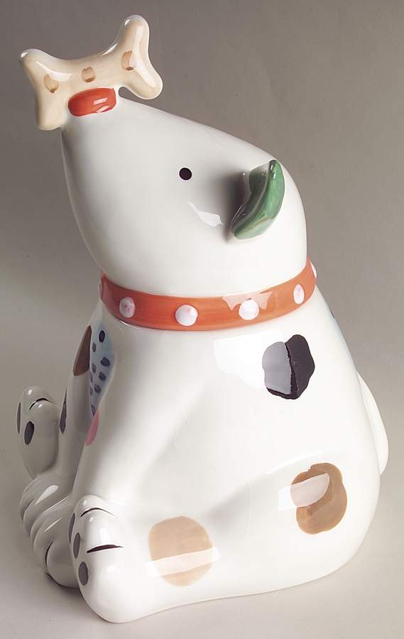 Cats & Dogs Figural Cookie Jar & Lid by Block-1