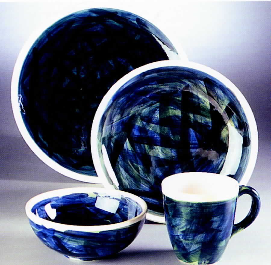 Chaos Green Dinner Plate by Block-1