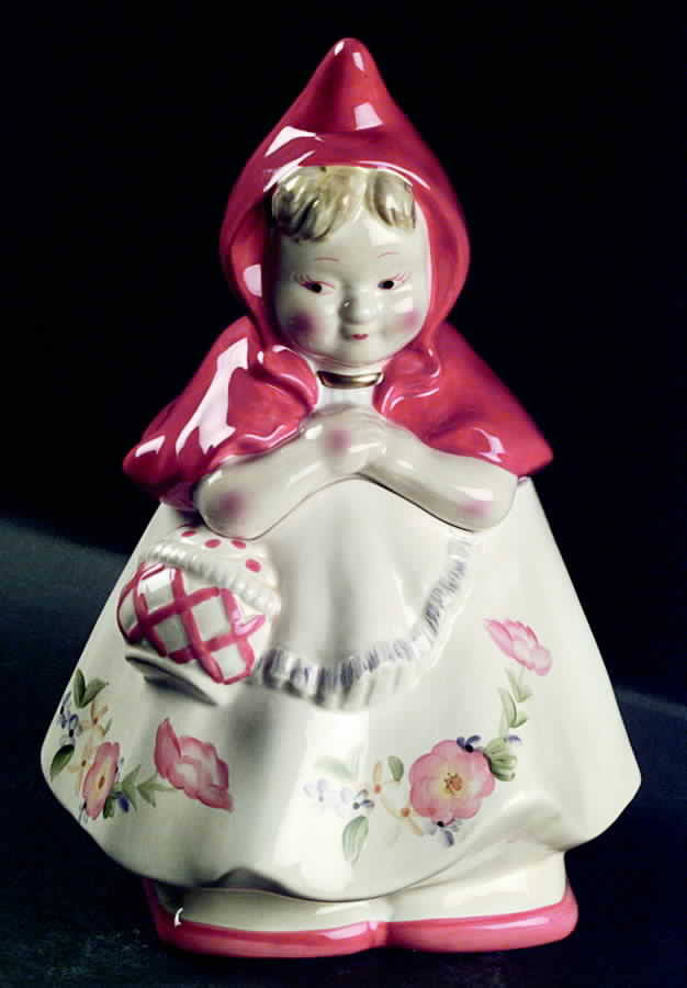Little Red Riding Hood Cookie Jar & Lid by Block-1