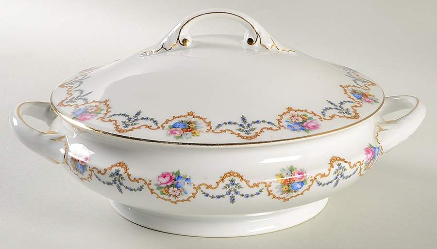 Mayfair Round Covered Vegetable by Bohemia Ceramic Works-1