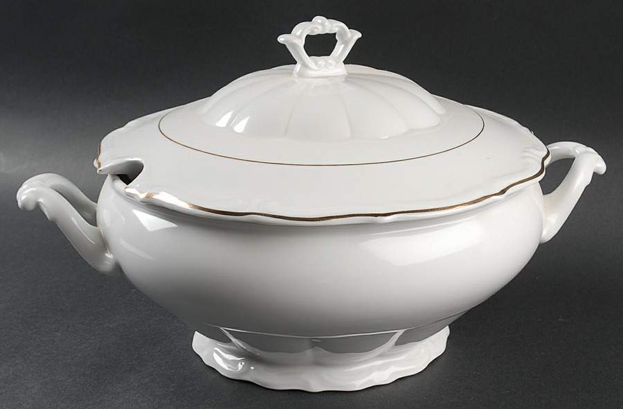 Empire (Embossed Scrolls) Tureen &  Lid by Baum Brothers-1