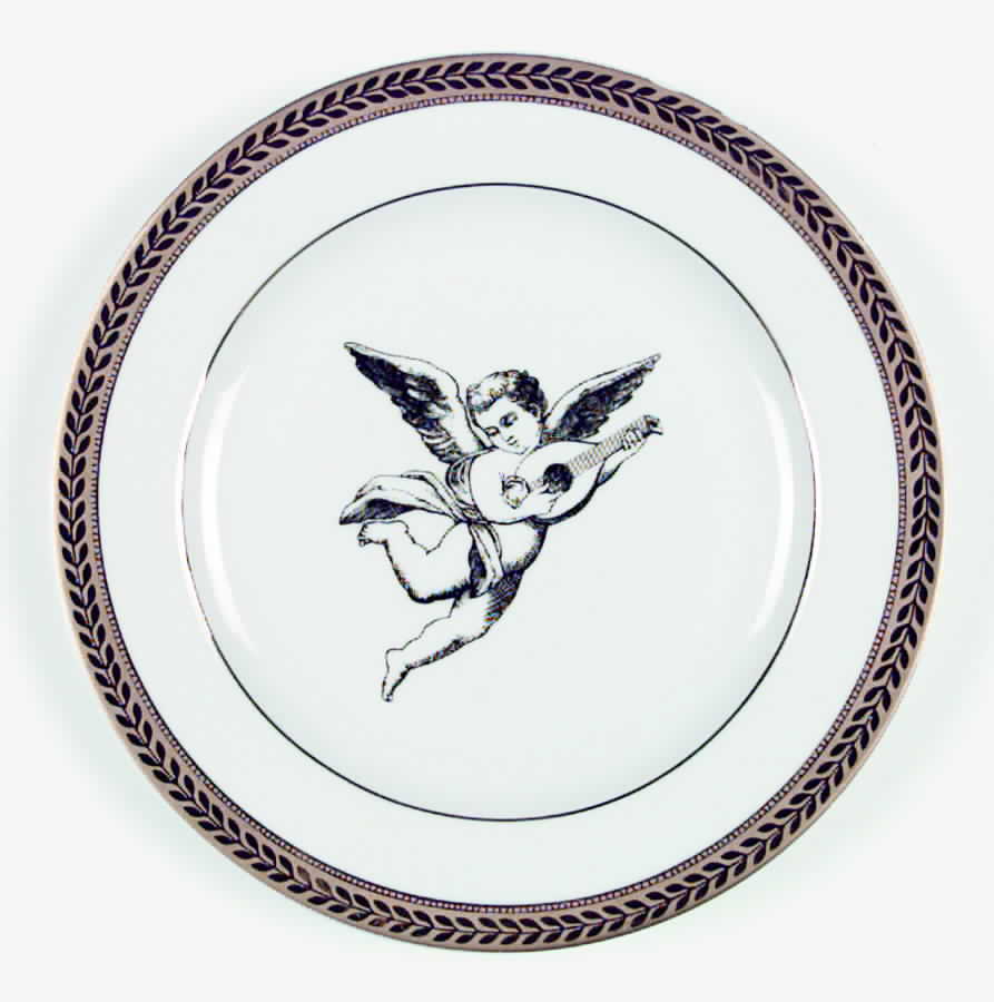Manchester Cherub Salad Plate by Block-1
