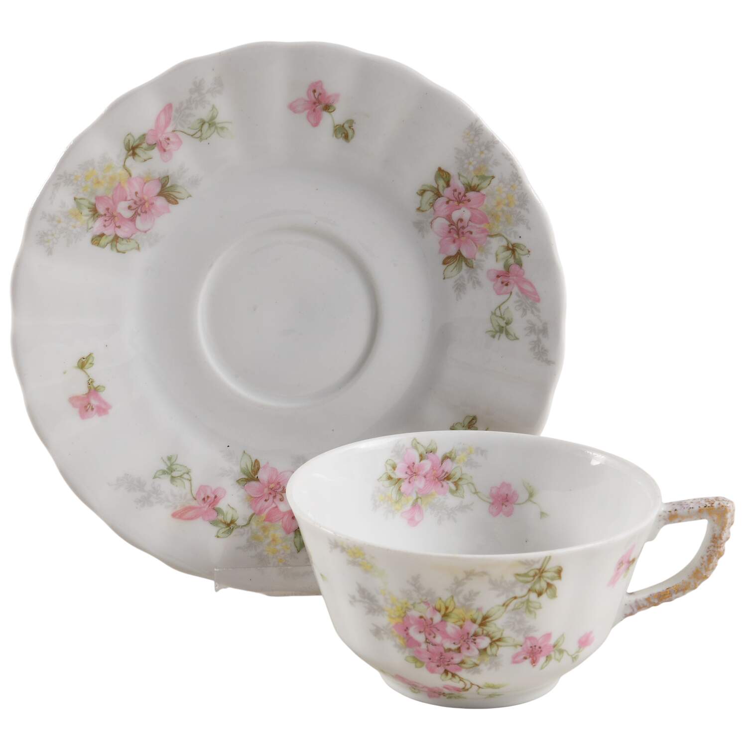 BWD223 Flat Cup & Saucer Set by Bawo & Dotter-1