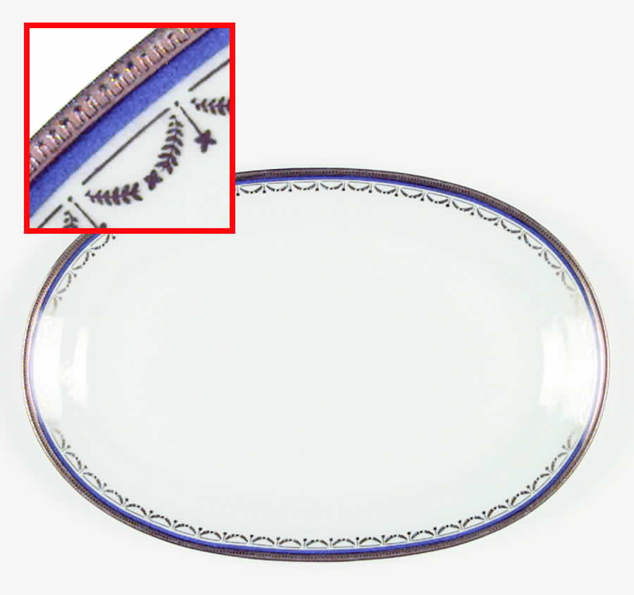 BTH74 12" Oval Serving Platter by Bareuther & Co-1