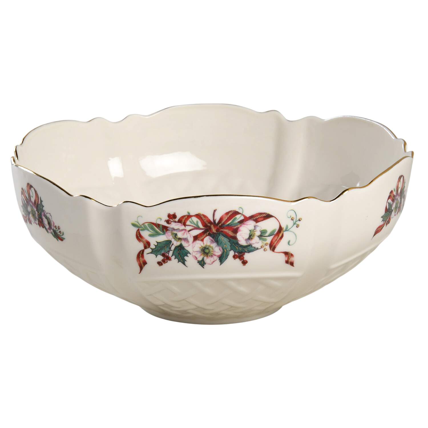Winter Rose Centerpiece by Belleek Pottery (Ireland)-1