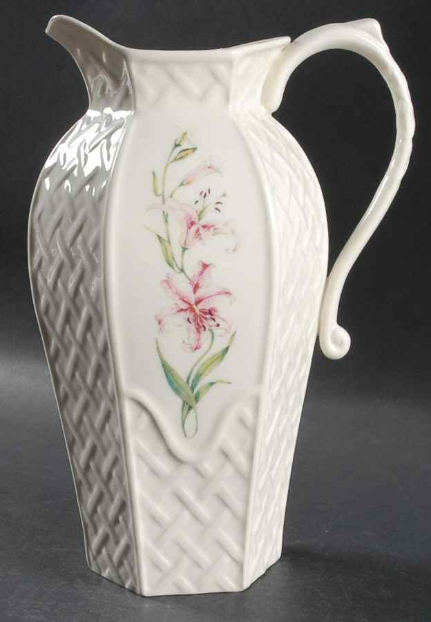 Country Trellis 48 Oz Pitcher by Belleek Pottery (Ireland)-1