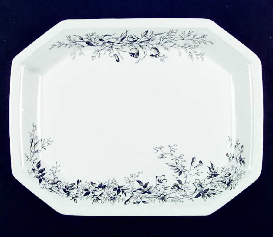 Jasmine 12" Octagonal Serving Platter by Booths-1