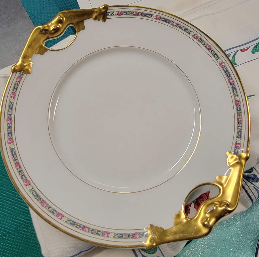BER188 Handled Cake Plate by Bernardaud-1