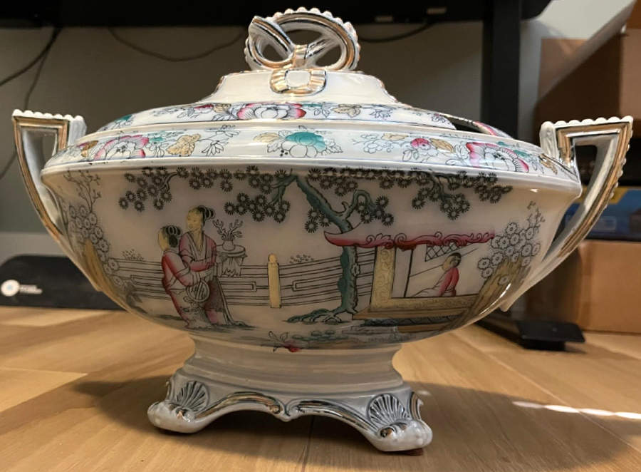 6369 Tureen &  Lid by Bates Walker-1