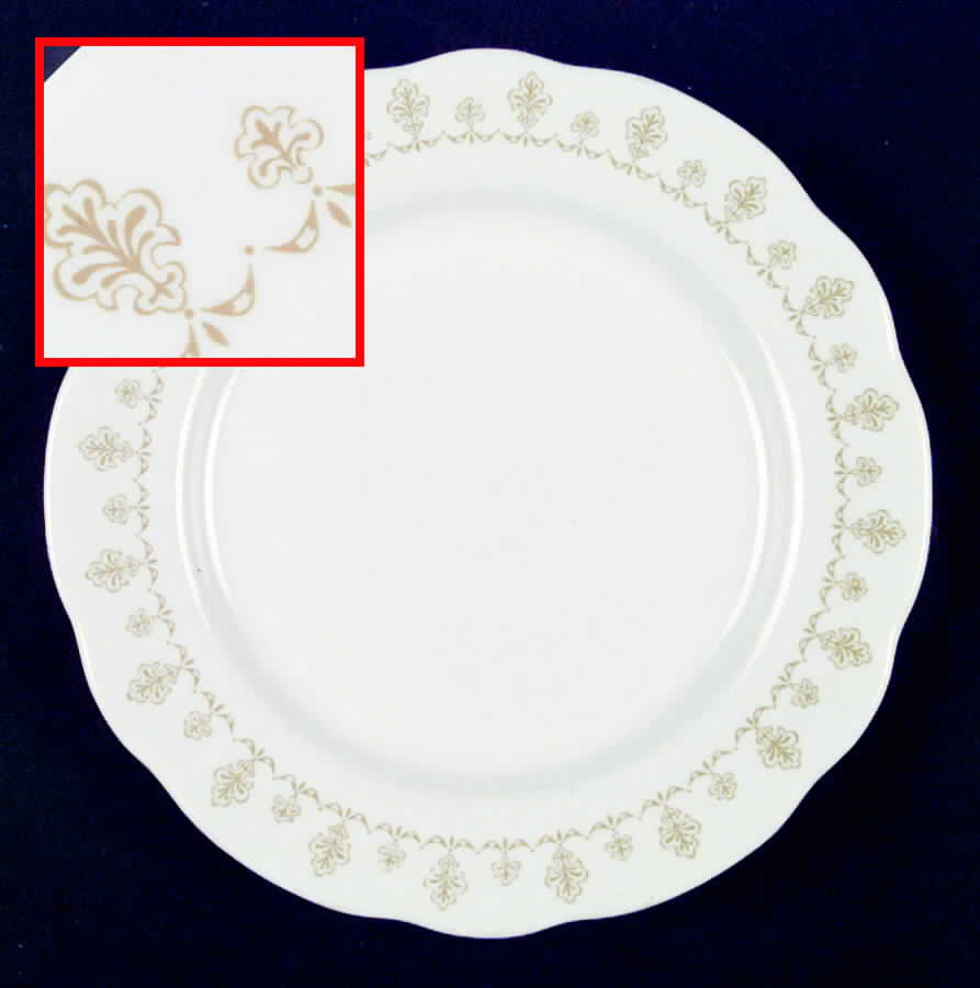 BUF59 Luncheon Plate by Buffalo Pottery-1