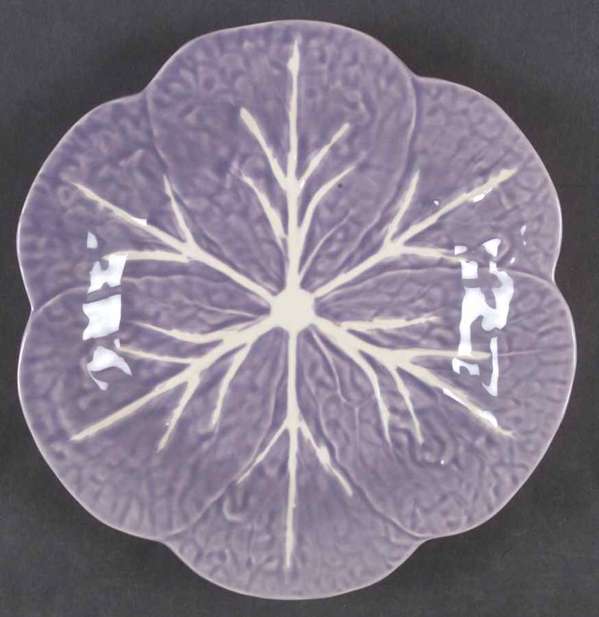 Cabbage Lavender Luncheon Plate by Bordallo Pinheiro-1