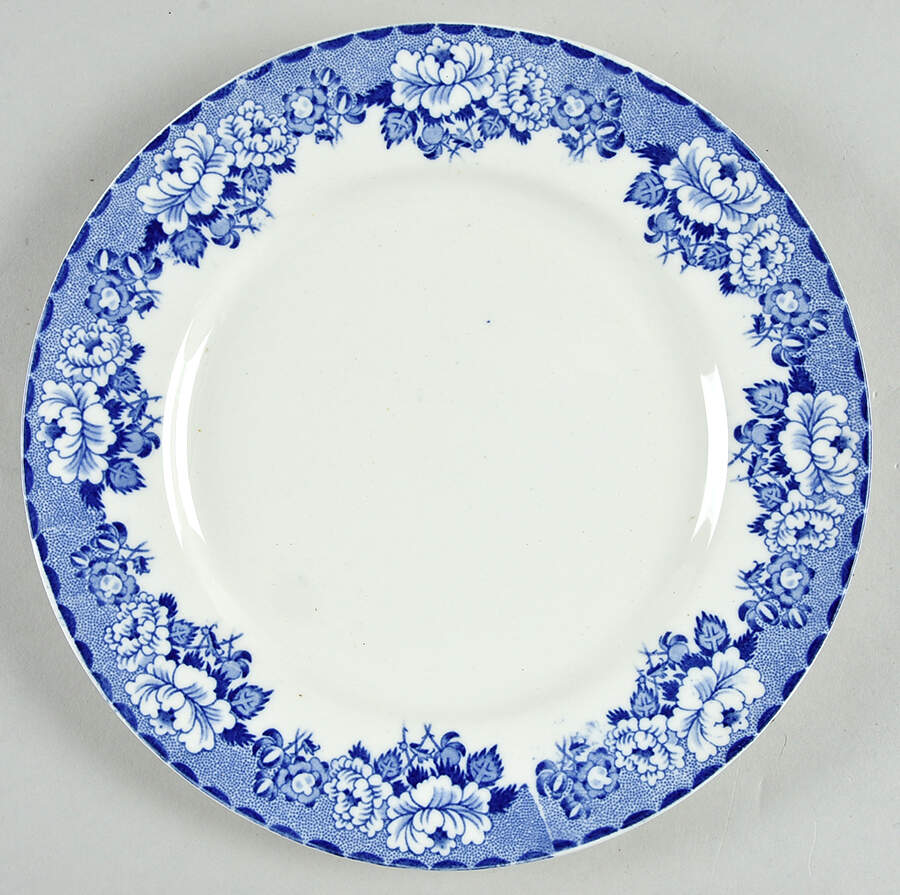 Peony Luncheon Plate by Britannia Pottery -1