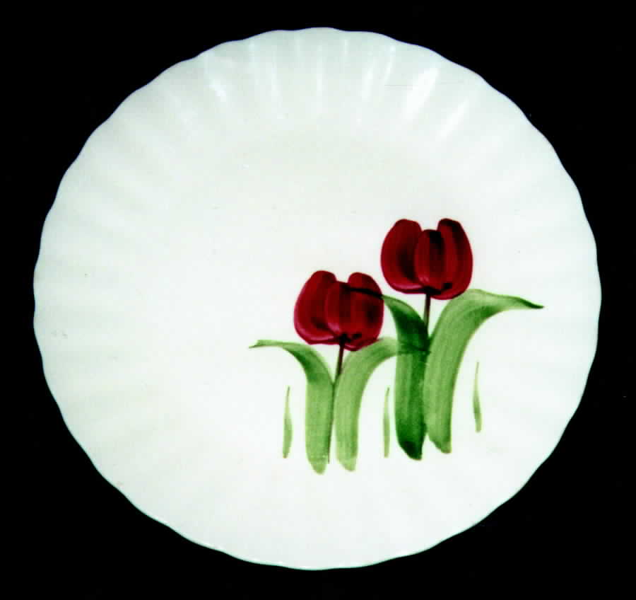 Two of A Kind Dinner Plate by Blue Ridge Southern Pottery-1