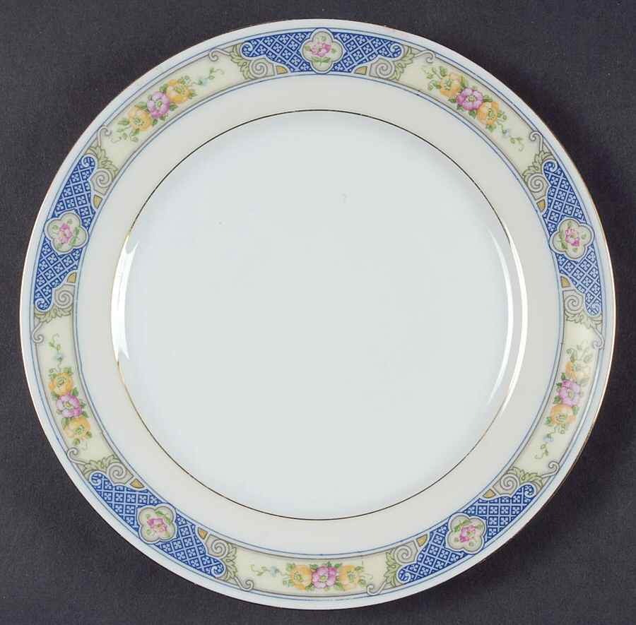 2164 (Verge) Salad Plate by Bohemia Ceramic Works-1