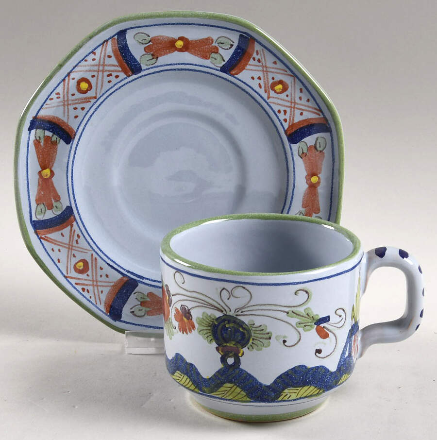 BEH1 Flat Cup & Saucer Set by Berkeley House-1
