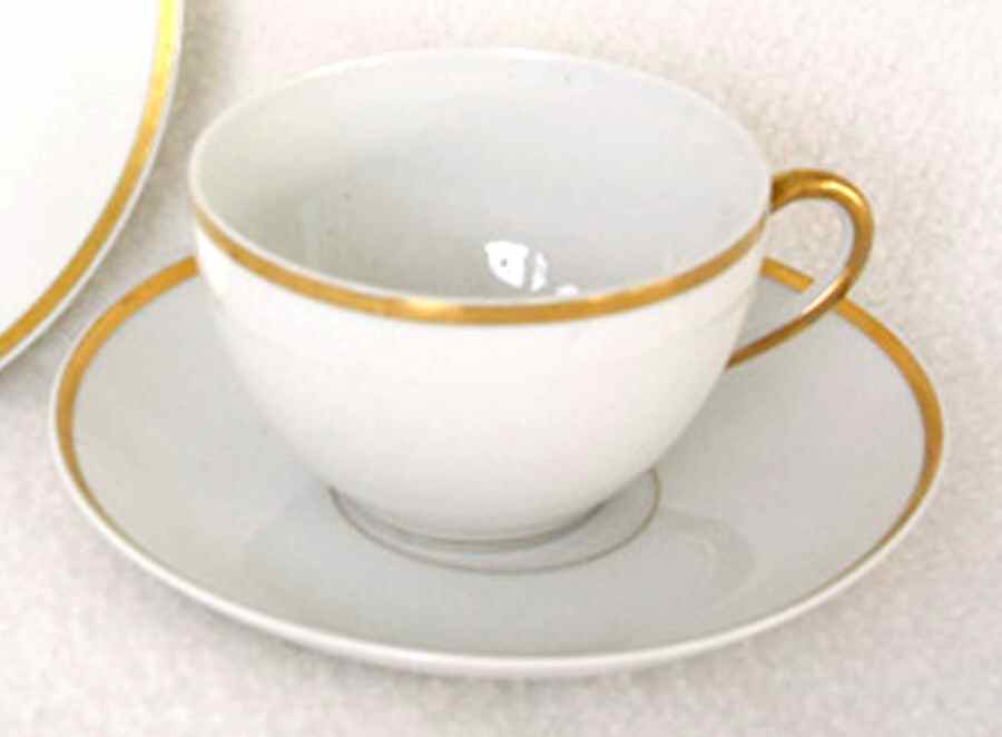 BER193 Flat Cup & Saucer Set by Bernardaud-1