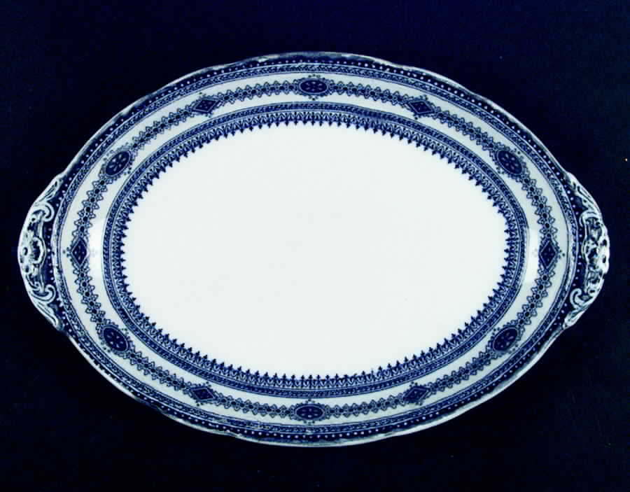 Dalmeny 14" Oval Serving Platter by Burgess & Leigh-1