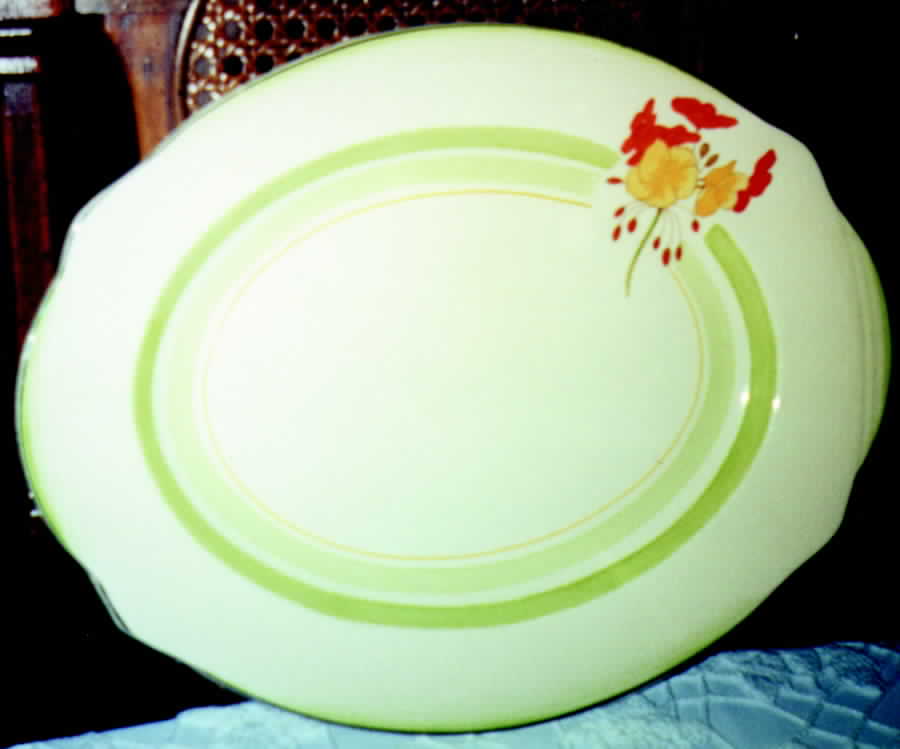 BUL16 12" Oval Serving Platter by Burgess & Leigh-1