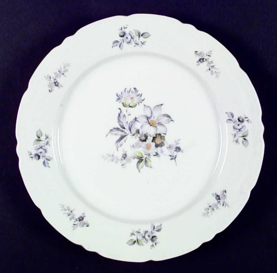Wild Flower (Ribbed Edge) Dinner Plate by Bohemia Ceramic Works-1