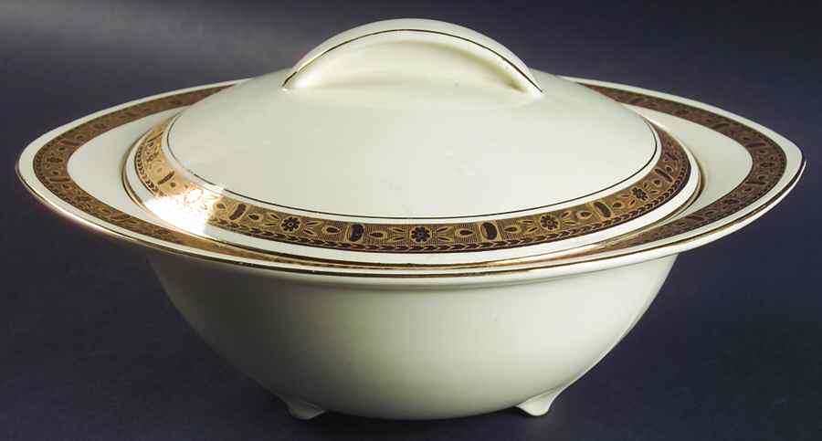 4696 Round Covered Vegetable by Burgess & Leigh-1