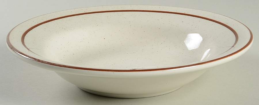 BUF65 Rim Soup Bowl by Buffalo Pottery-1
