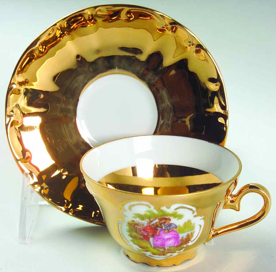 PBU24 Flat Demitasse Cup & Saucer Set by Parbus-1