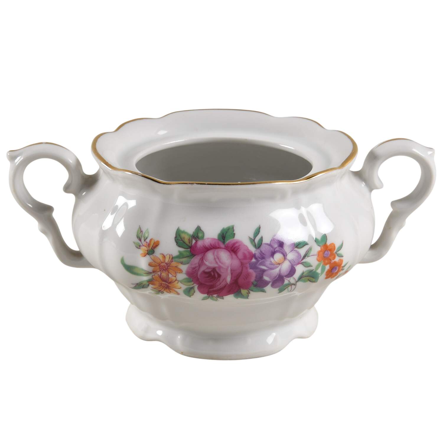 Linden Sugar Bowl No Lid by Bohemia Ceramic Works-1
