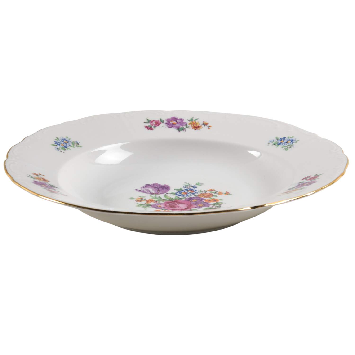Linden Rim Soup Bowl by Bohemia Ceramic Works-1