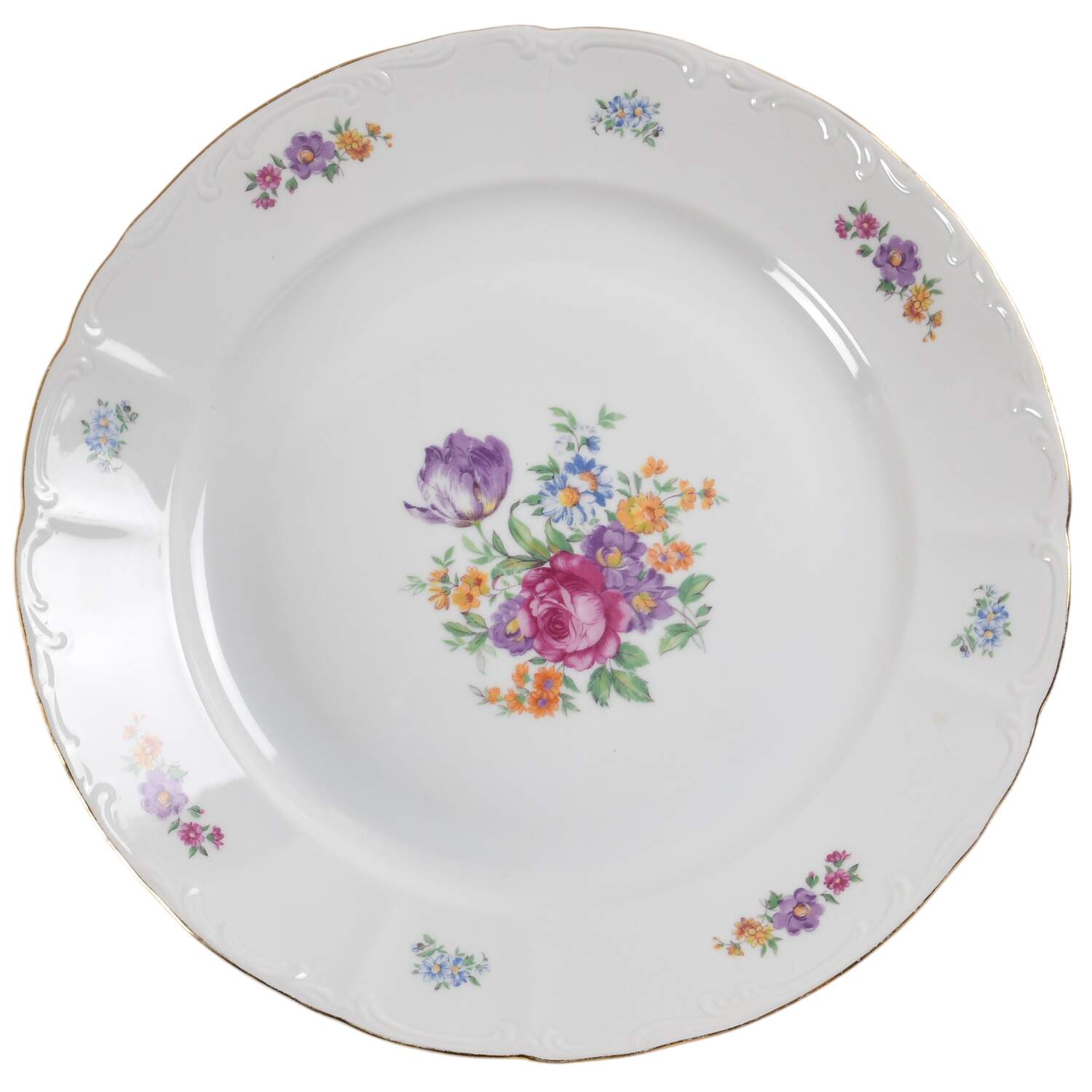 Linden 12" Chop Plate (Round Platter) by Bohemia Ceramic Works-1