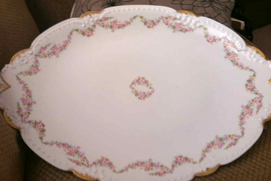 BWD255 14" Oval Serving Platter by Bawo & Dotter-1