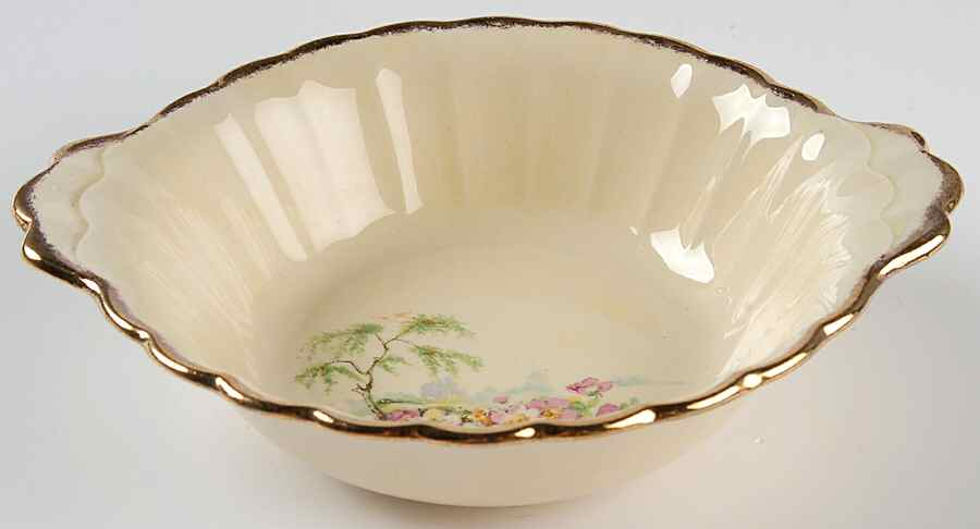 Breath O' Spring Lugged Cereal Bowl by British Empire Ware-1